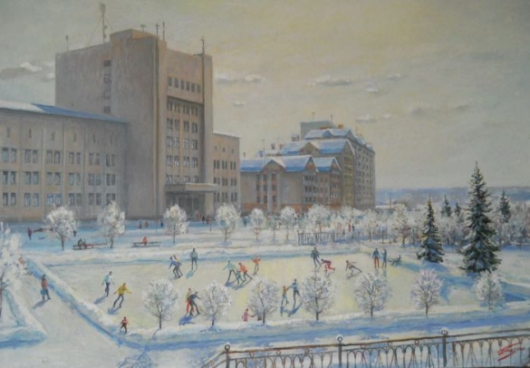 Каток у УлГУ
